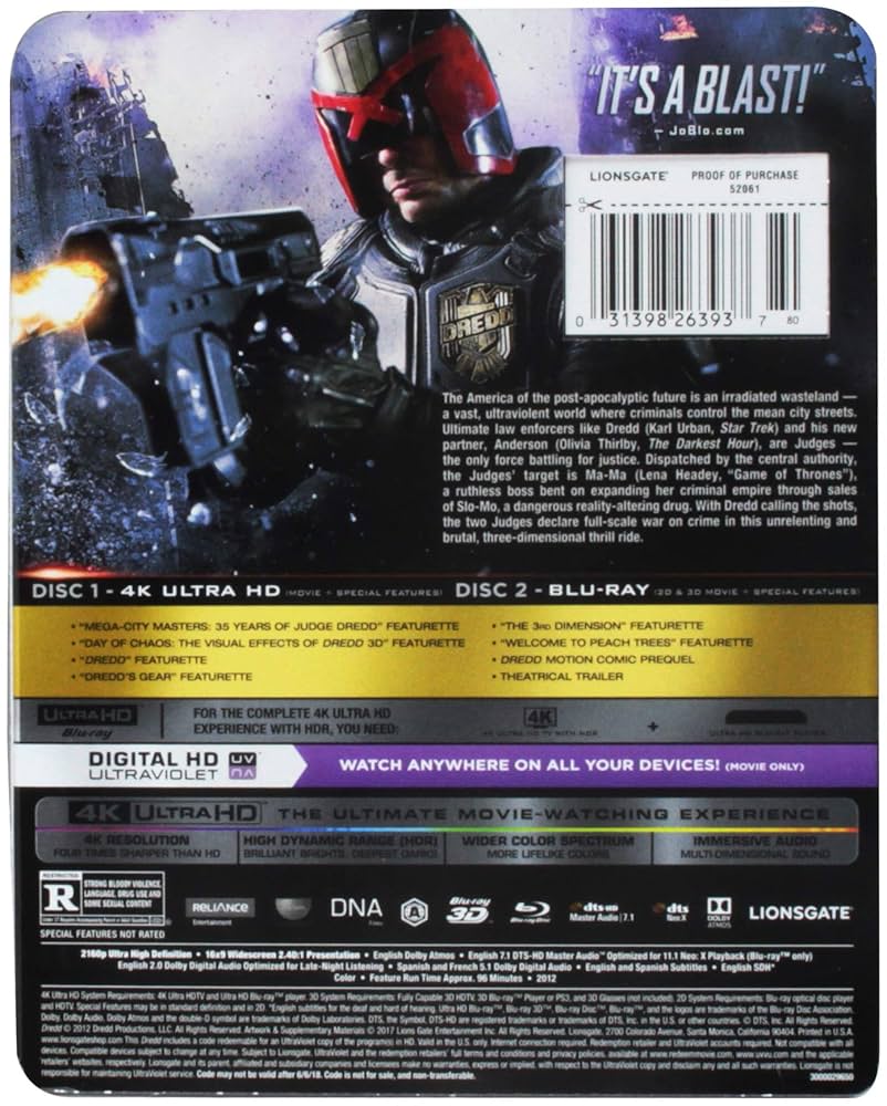 DVD◆ディスクのみ◆62枚セット◆洋画・映画大量まとめ売り◆ Amazon.co.jp: Dredd [Blu-ray] : Karl Urban, Olivia Thirlby